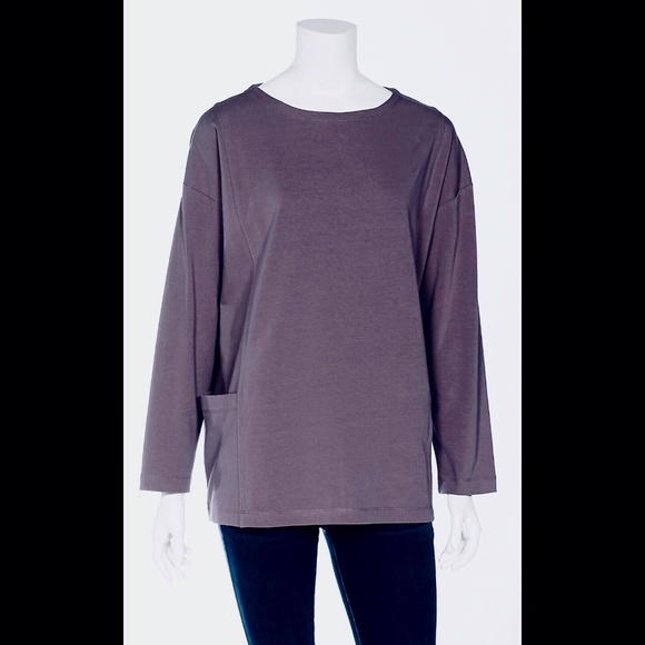 🌟DKR Long Sleeve Bateau Neck Top - Picture 1 of 6